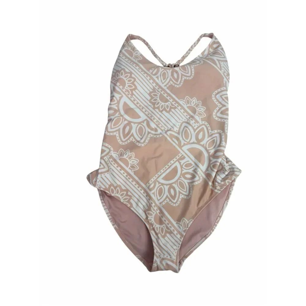 Aerie Large One Piece Swimsuit Braided Back
